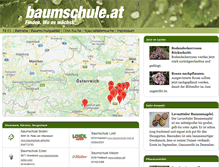 Tablet Screenshot of baumschule.at